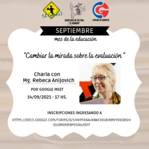 Cambiar la mirada sobre la evaluación, con Rebeca Anijovich